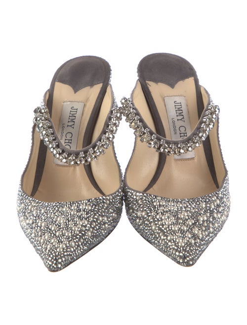 Jimmy Choo Crystal Crystal Embellishments Mules