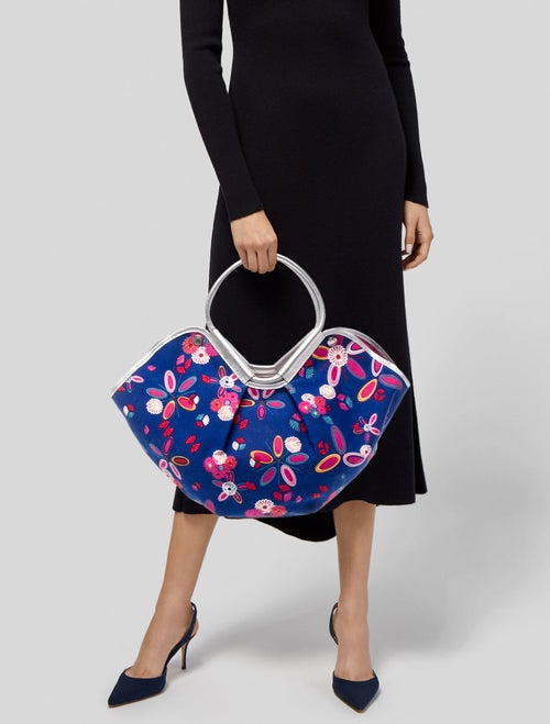 Jimmy Choo Canvas Shoulder Bag