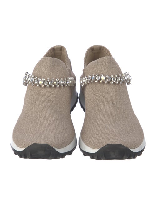 Jimmy Choo Crystal Embellishments Sneakers