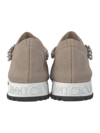 Jimmy Choo Crystal Embellishments Sneakers