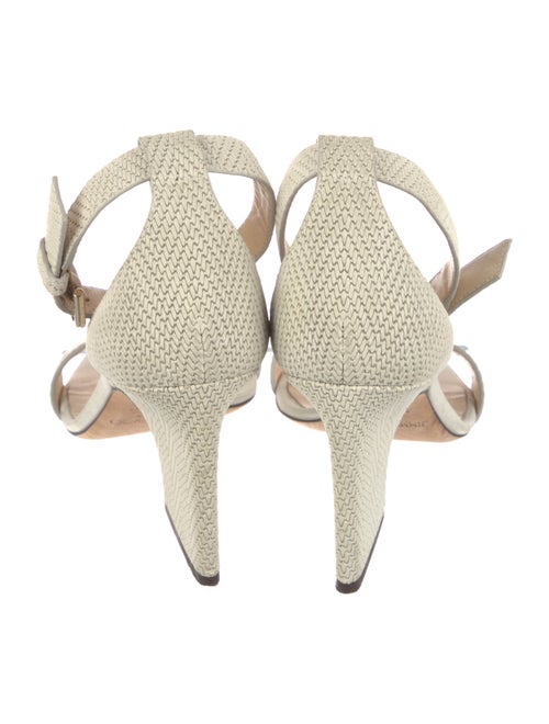 Jimmy Choo Leather Printed Espadrilles