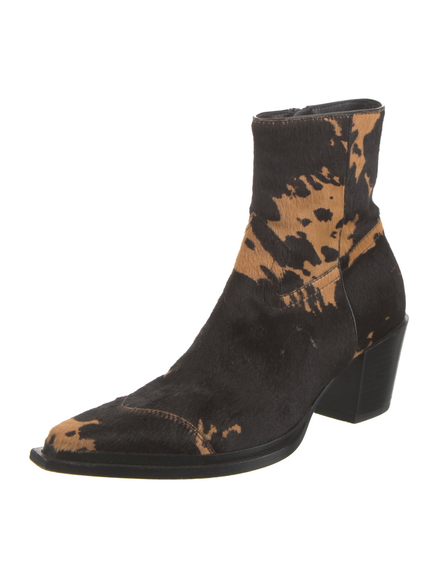 Jimmy Choo Calf Hair Animal Print Boots