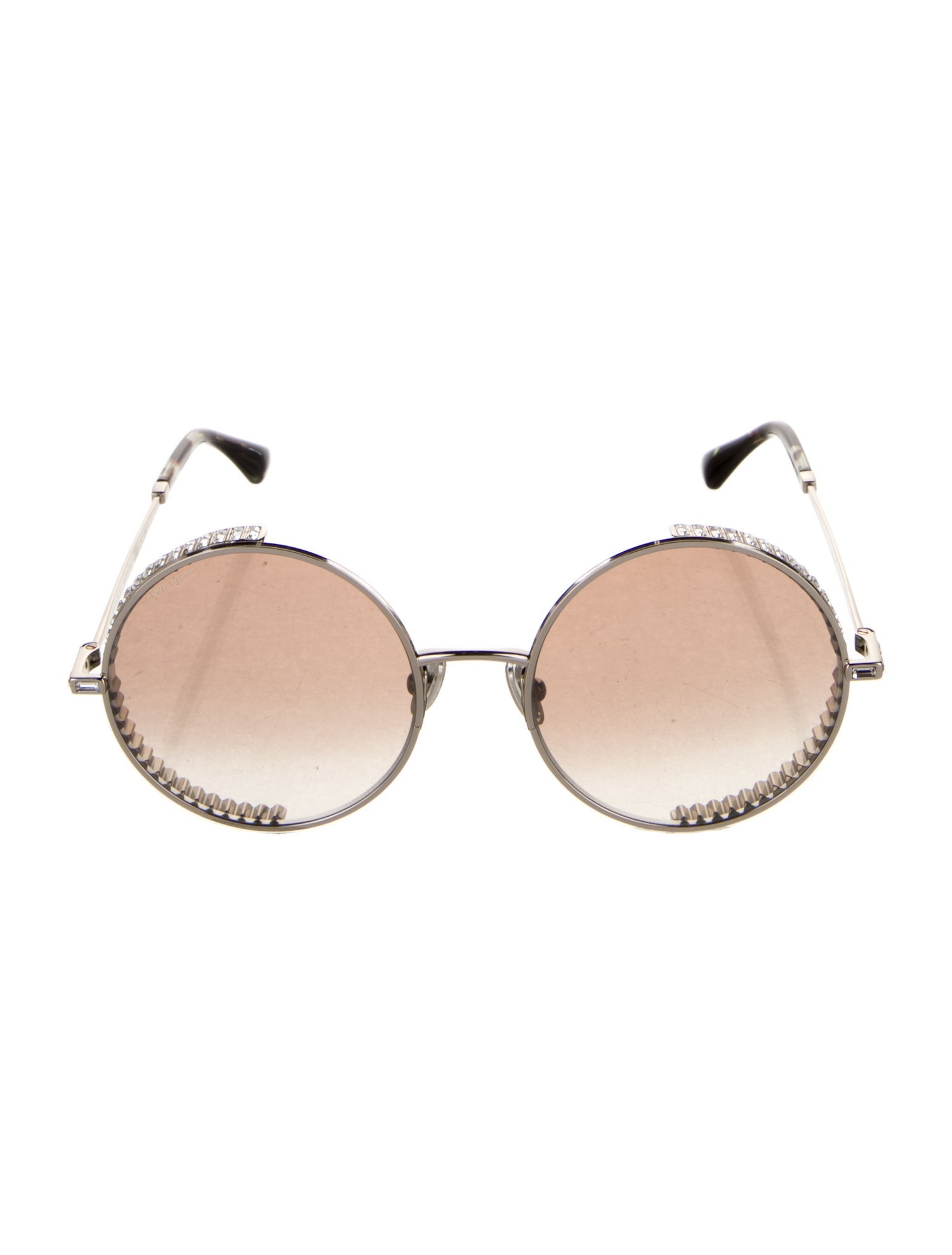 Jimmy Choo Round Mirrored Sunglasses