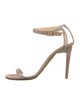 Jimmy Choo Suede Animal Print Sandals