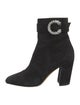 Jimmy Choo Suede Crystal Embellishments Boots
