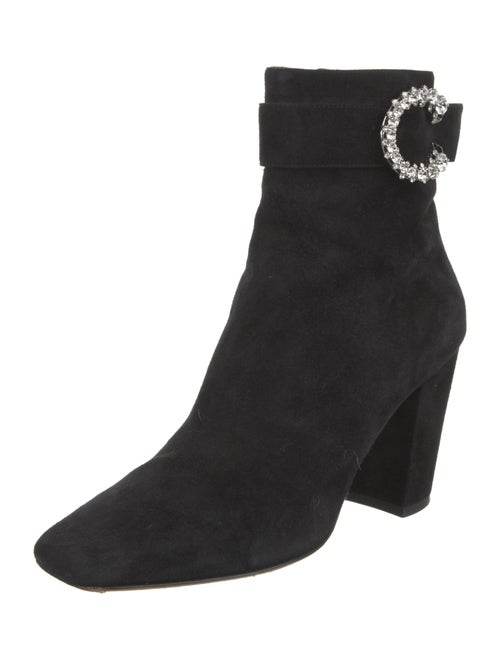 Jimmy Choo Suede Crystal Embellishments Boots
