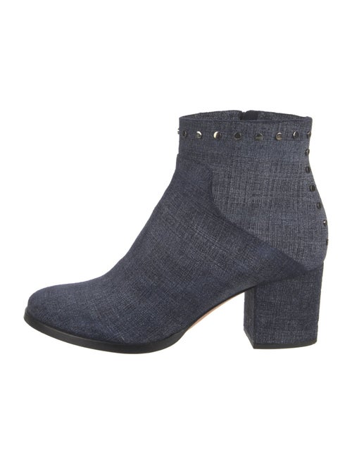 Jimmy Choo Denim Studded Accents Boots
