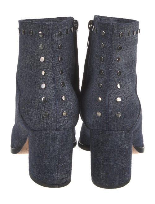 Jimmy Choo Denim Studded Accents Boots