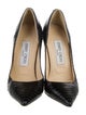 Jimmy Choo Embossed Leather Pumps