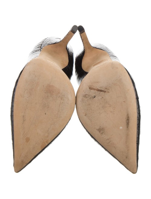 Jimmy Choo Embossed Leather Pumps