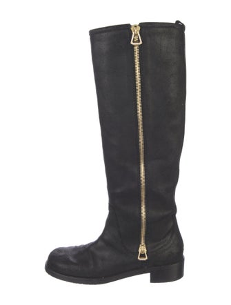Jimmy Choo Leather Riding Boots