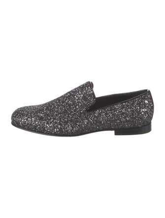 Jimmy Choo Glitter Loafers