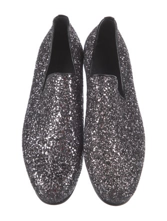 Jimmy Choo Glitter Loafers