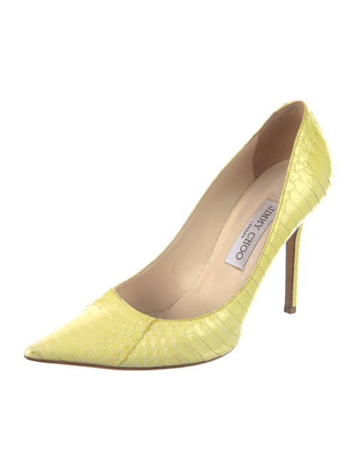 Jimmy Choo Embossed Leather Pumps