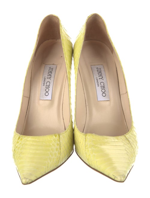Jimmy Choo Embossed Leather Pumps