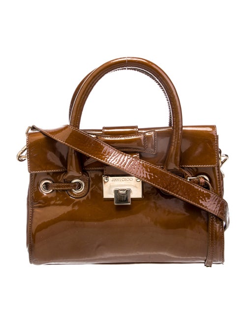 Jimmy Choo Patent Leather Top Handle Bag