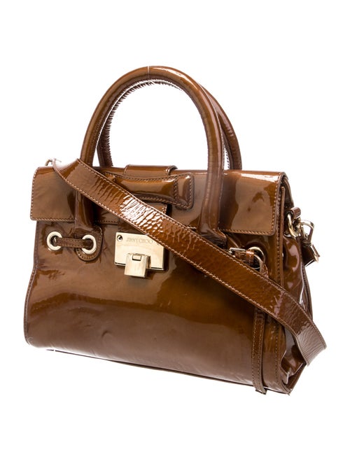 Jimmy Choo Patent Leather Top Handle Bag