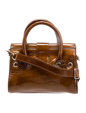 Jimmy Choo Patent Leather Top Handle Bag