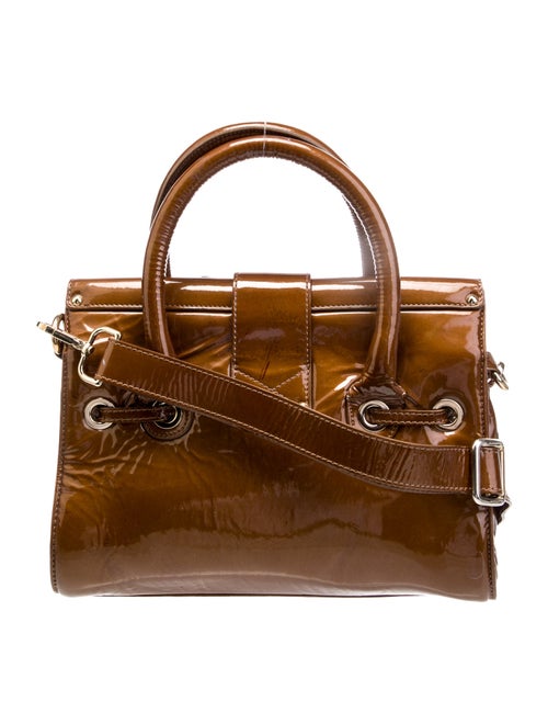 Jimmy Choo Patent Leather Top Handle Bag