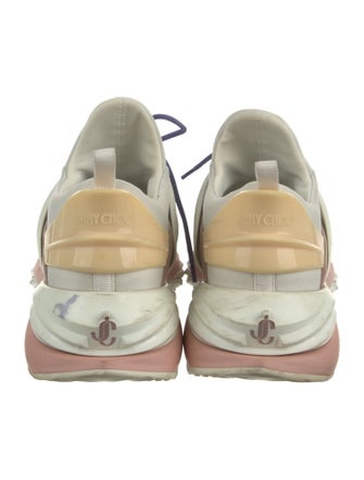 Jimmy Choo Colorblock Pattern Chunky Sneakers