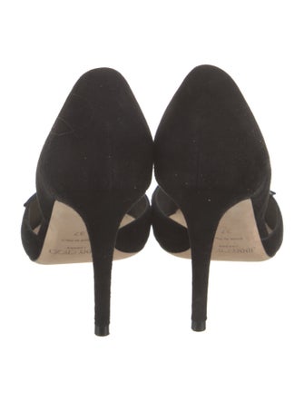 Jimmy Choo Suede D'Orsay Pumps