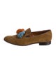 Jimmy Choo Suede Tassel Accents Loafers