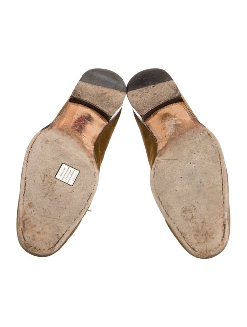 Jimmy Choo Suede Tassel Accents Loafers