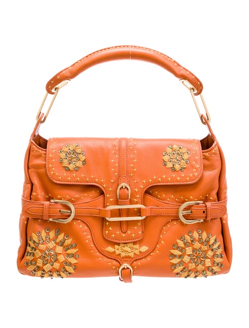 Jimmy Choo Leather Top Handle Bag