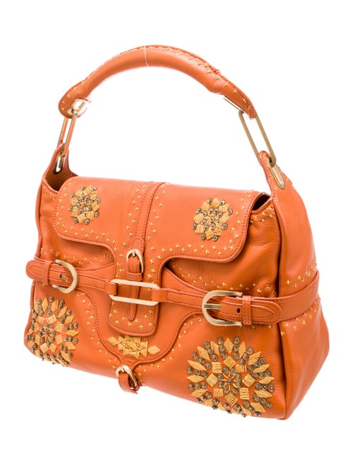 Jimmy Choo Leather Top Handle Bag