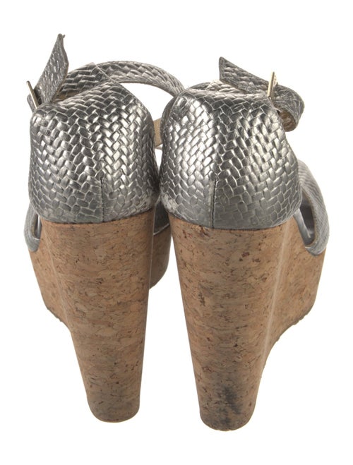 Jimmy Choo Leather T-Strap Sandals