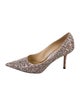 Jimmy Choo Glitter Patterned Pumps