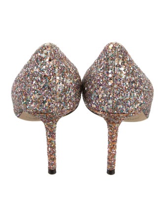 Jimmy Choo Glitter Patterned Pumps