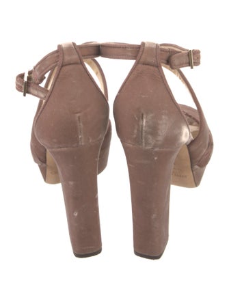 Jimmy Choo Velvet Sandals