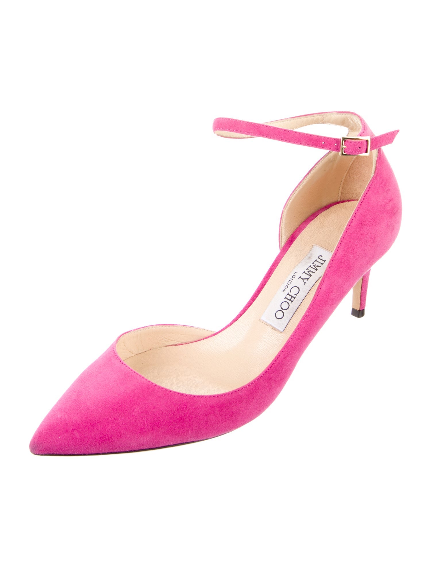 Jimmy Choo Suede D'Orsay Pumps