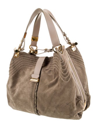 Jimmy Choo Suede Shoulder Bag
