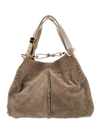 Jimmy Choo Suede Shoulder Bag