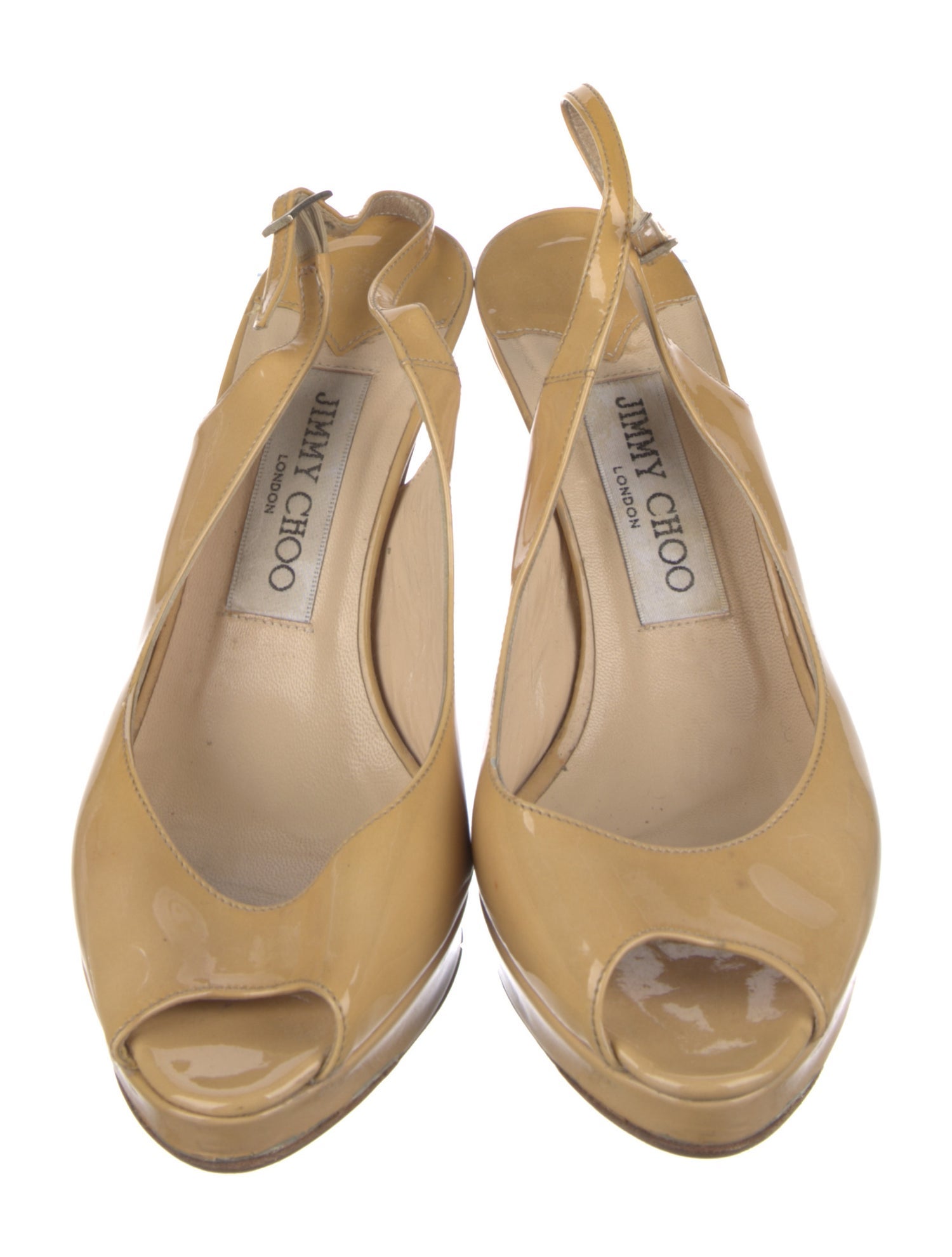 Jimmy Choo Patent Leather Slingback Pumps