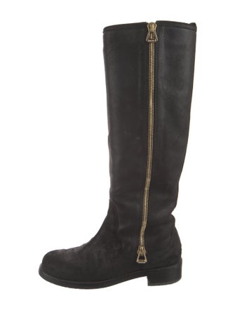 Jimmy Choo Suede Riding Boots