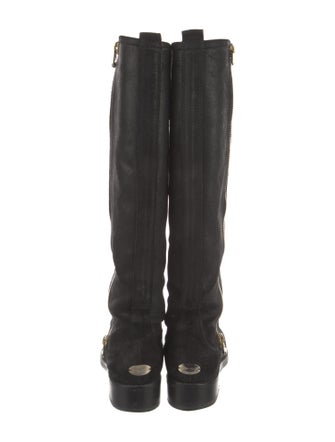Jimmy Choo Suede Riding Boots