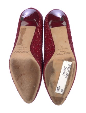 Jimmy Choo Glitter Glitter Accents Pumps