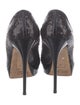 Jimmy Choo Sequins Leather Trim Embellishment Pumps