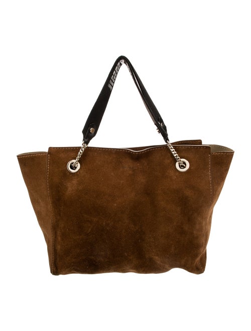 Jimmy Choo Suede Top Handle Bag