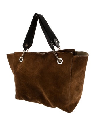 Jimmy Choo Suede Top Handle Bag