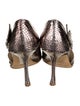 Jimmy Choo Snakeskin Animal Print D'Orsay Pumps