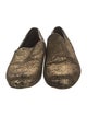 Jimmy Choo Suede Glitter Accents Loafers