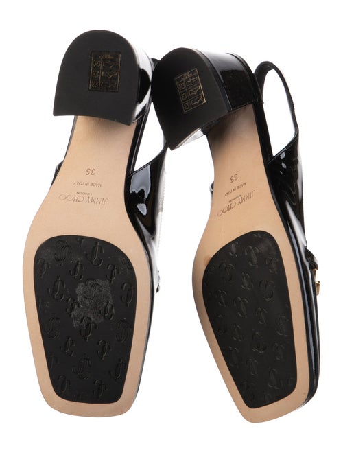 Jimmy Choo Patent Leather Slingback Pumps