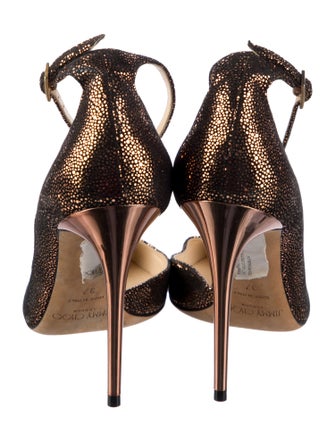 Jimmy Choo Suede D'Orsay Pumps