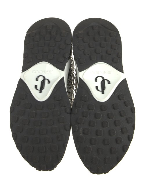 Jimmy Choo Neoprene Colorblock Pattern Sneakers