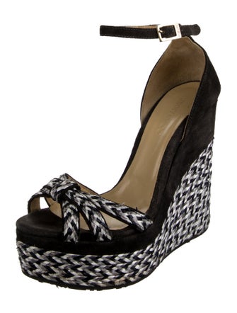 Jimmy Choo Suede Printed Sandals