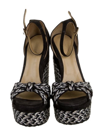 Jimmy Choo Suede Printed Sandals